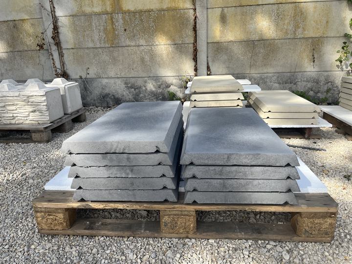Couvertine Bo-Block finition grise